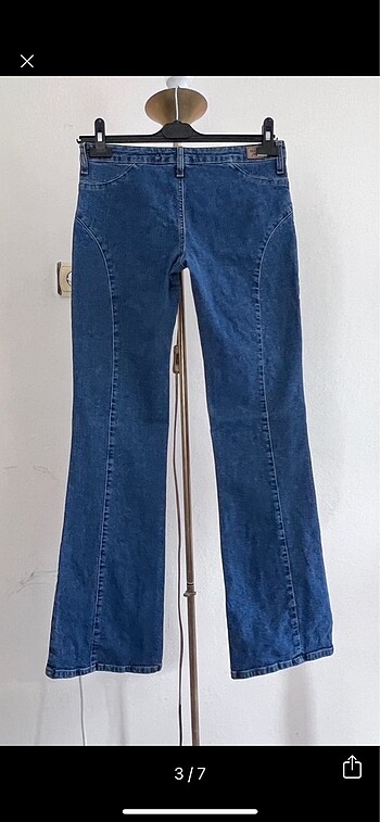 28 Beden Y2K Düşük Bel Pantolon