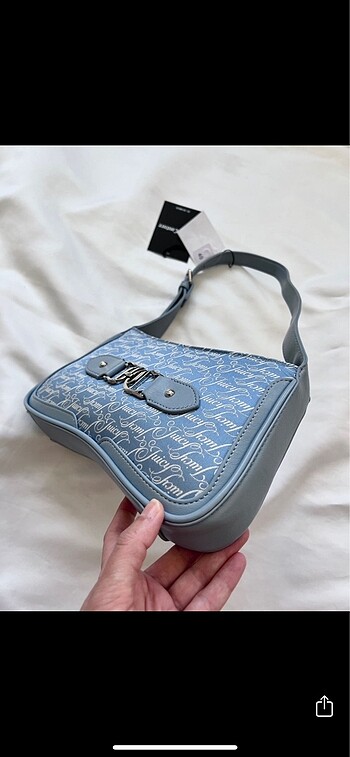Beden Orijinal Juicy Couture Baget Çanta Y2K