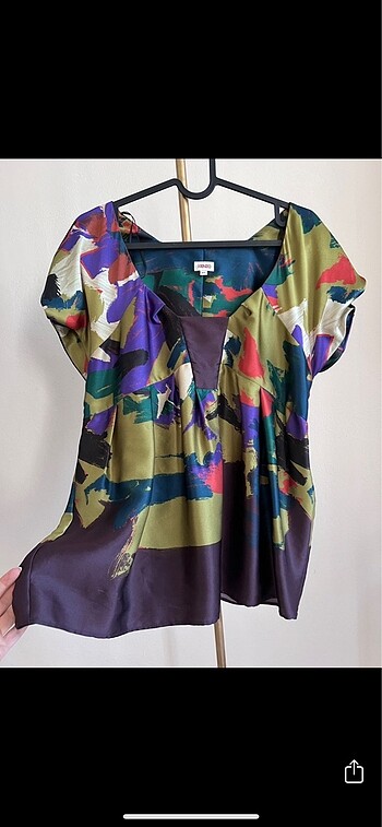 Orijinal Kenzo İpek Bluz
