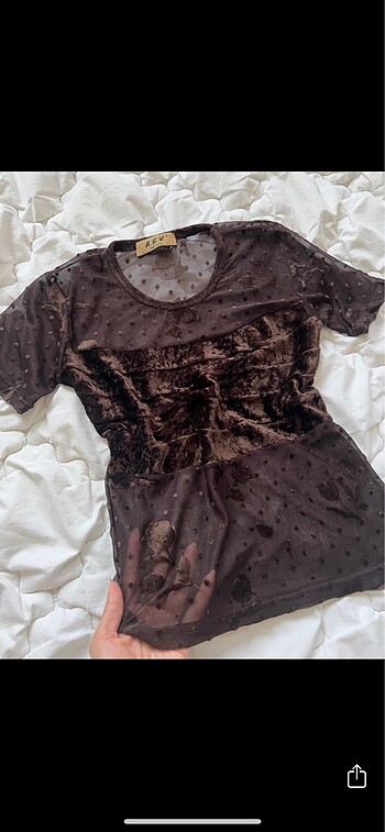 Y2K Grunge Vintage Transparan Bluz