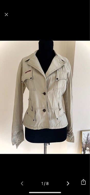 Y2K Grunge Vintage Blazer Ceket
