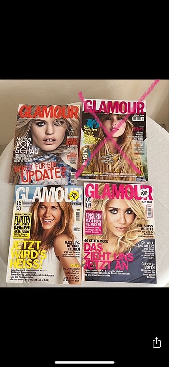 Almanca Glamour Joy Myself Moda Dergi