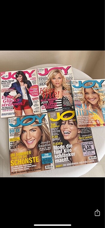 Beden Almanca Glamour Joy Myself Moda Dergi
