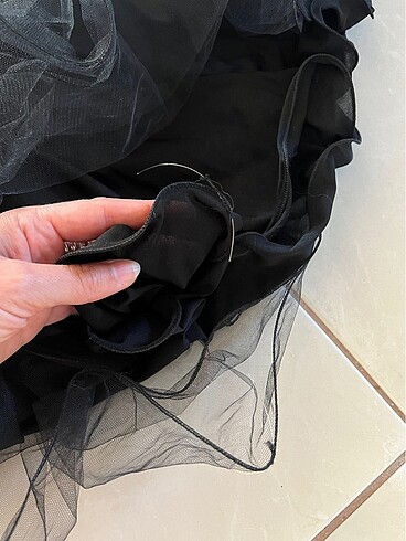 Payetli Tütü Mini Gece Elbisesi Y2K - Görsel 8