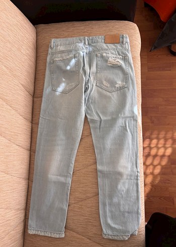 Diğer Kadın Gri Denim yırtık Jean