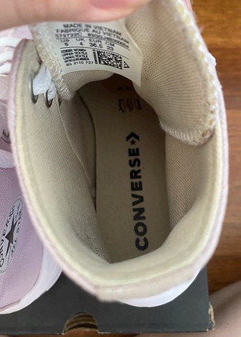 36,5 Beden pembe Renk Orijinal Platform Converse Kadın Spor Ayakkabı