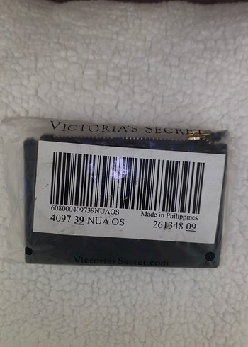 Beden Orijinal Victoria's Secret Siyah Fermuarlı Cüzdan anahtarlık