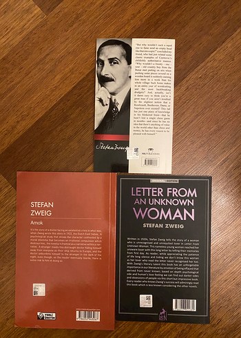 Stefan Zweig'den 3 İngilizce Roman Seti
