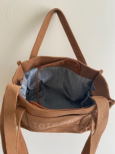 Kahverengi kare çanta - Görsel 2