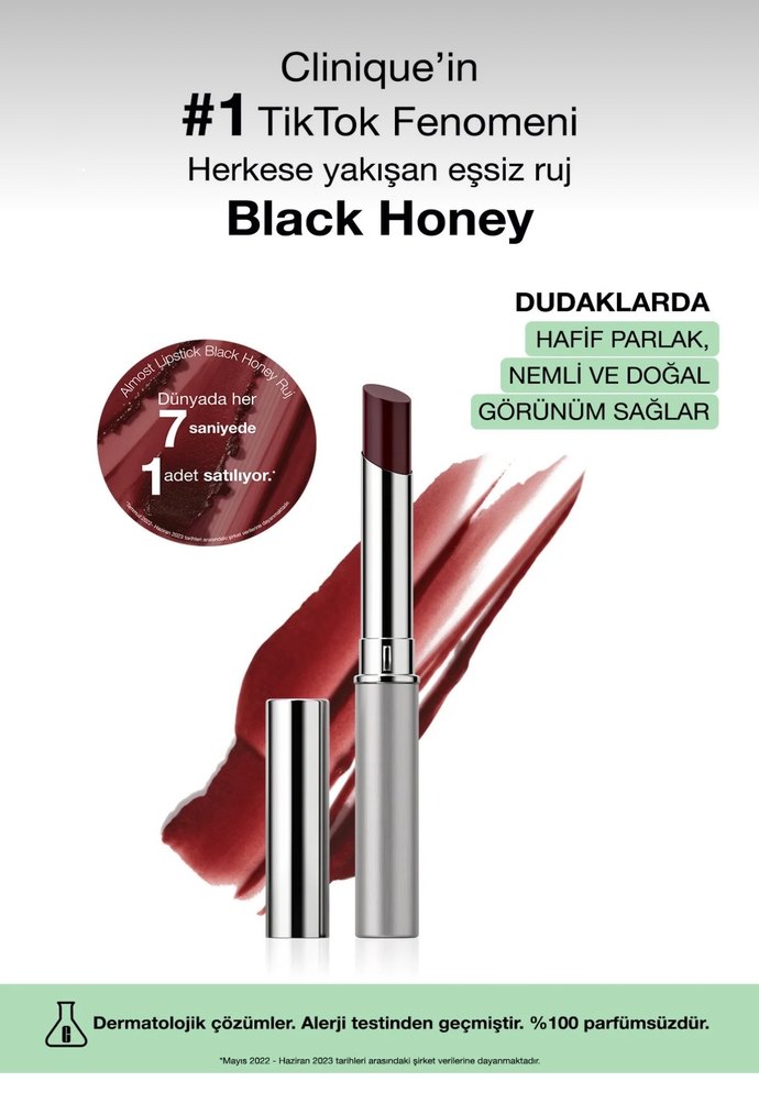 Clinique Black Honey Almost Lipstick Tam Boy - Görsel 2