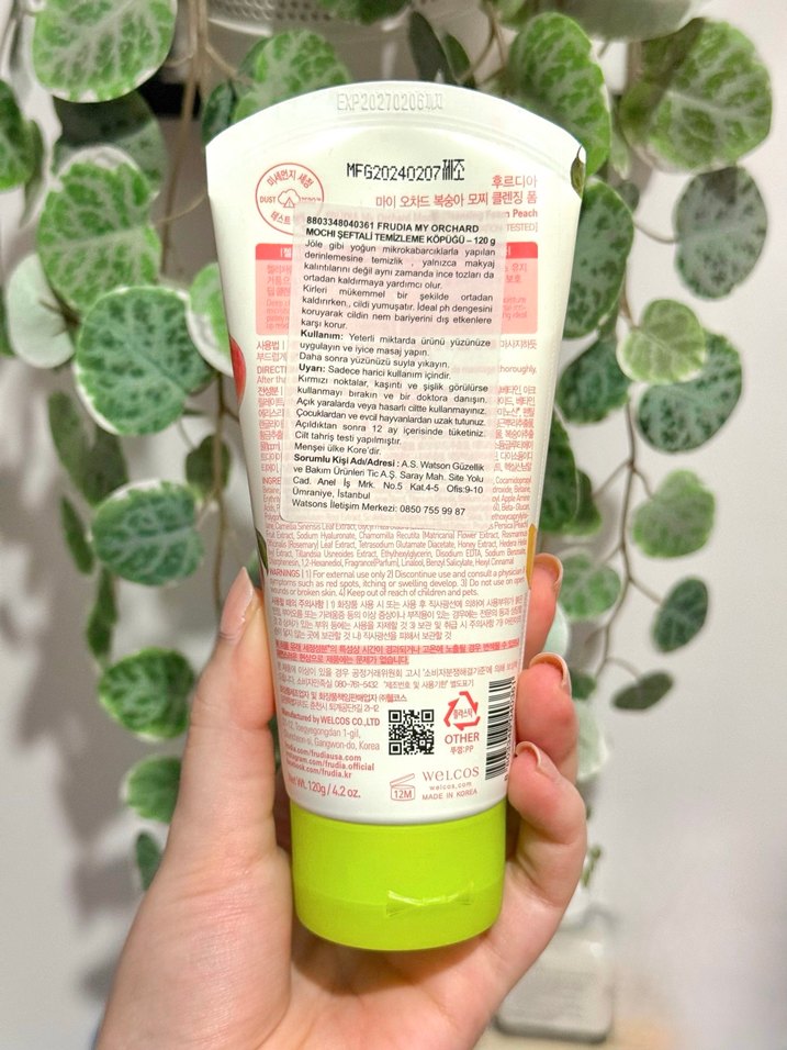 FRUDIA My Orchard Mochi Şeftali Temizleme Jeli - Görsel 2