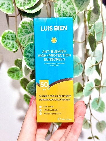 Diğer Luis Bien Leke Karşıtı 50+SPF Yüz Güneş Kremi