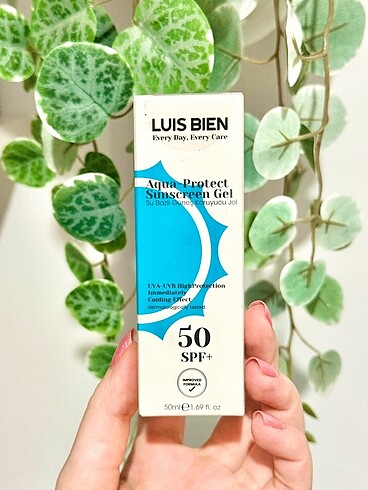 Luis Bien Aqua Protect Su Bazlı 50+SPF Jel Güneş Kremi