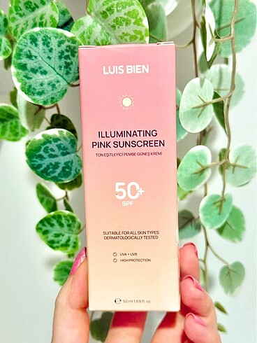 Luis Bien Ton Eşitleyici 50+SPF Pembe Güneş Kremi