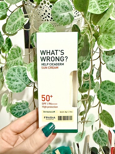 Frudia What?s Wrong CicaDerm 50+SPF Güneş Kremi