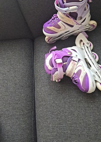 Beden Renk Mor Bağcıklı Paten
