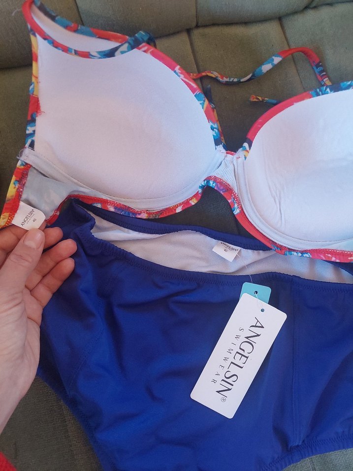 Kom Şık Yüksek Bel Destekli Bikini - Görsel 4