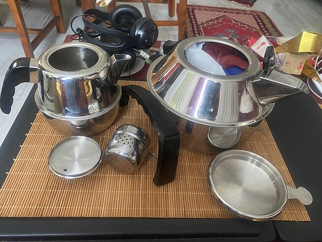 Diğer Çelik Çaydanlık / Büyük Boy /Yeni