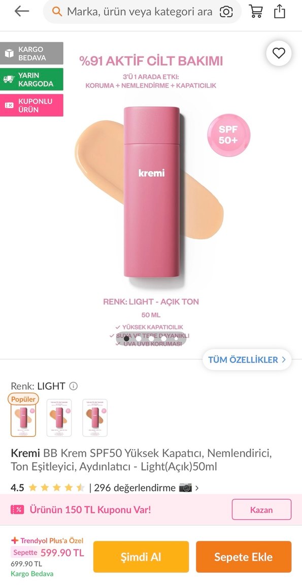 Kremi Bb krem - Görsel 2