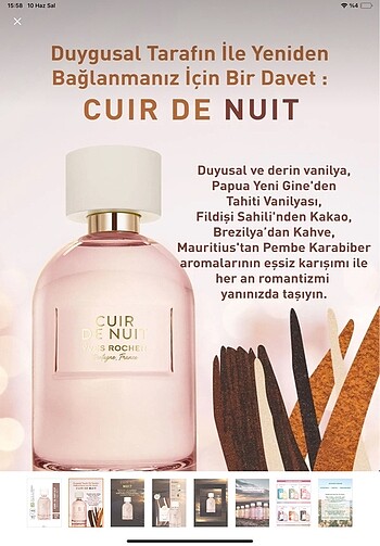  Beden Yves rocher cuir de nuit parfüm