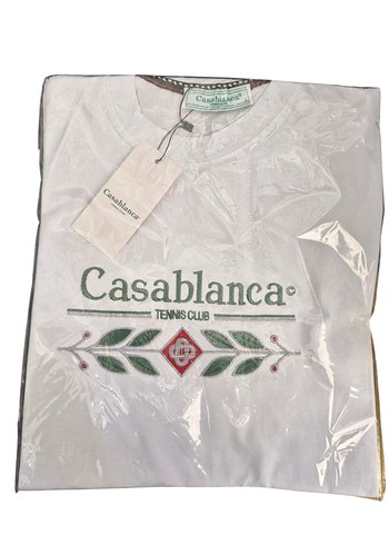 Casablanca Baskılı Beyaz Erkek Atlet - Görsel 2