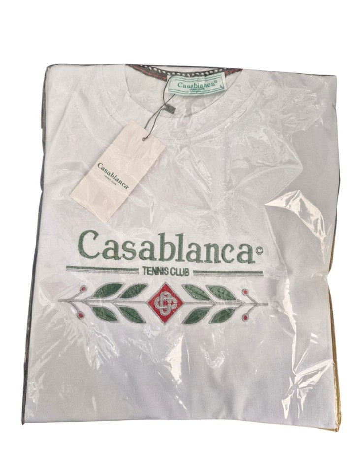 Casablanca Baskılı Beyaz Erkek Atlet - Görsel 2