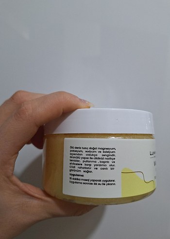 Luminaglow Vanilya Vücut Peelingi - Görsel 3