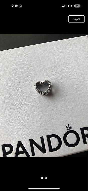 Pandora Kalp küresi charm