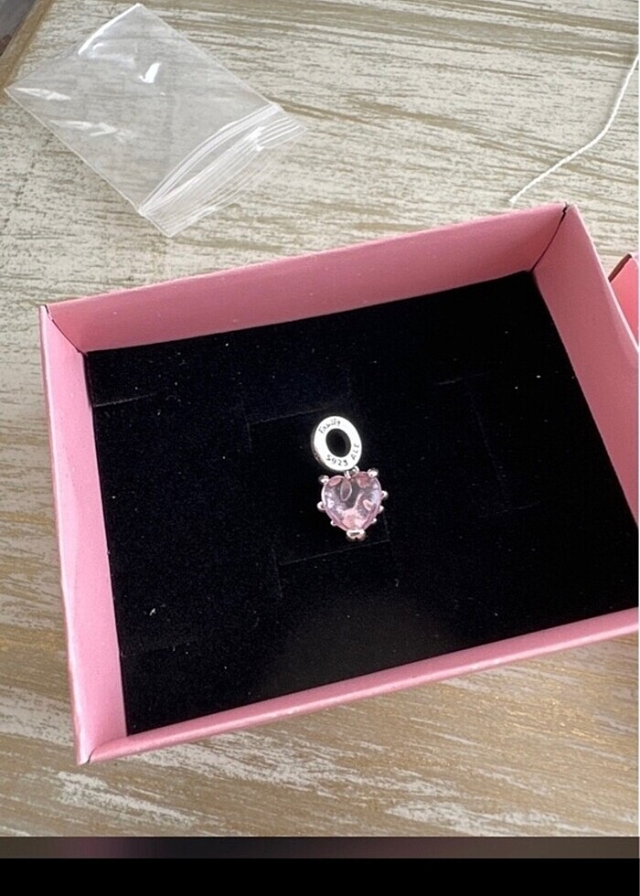 Pandora pembe kalp aile ağacı charm - Görsel 2