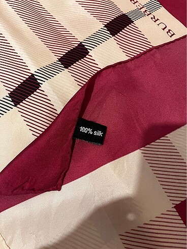 Burberry İthal tivil ipek eşarp