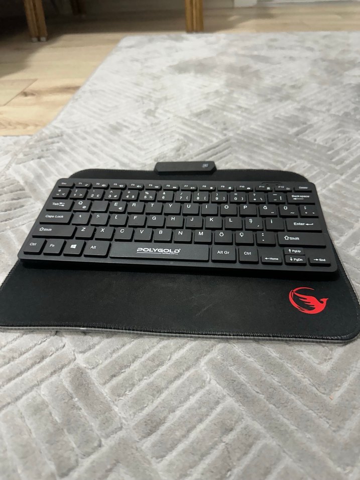 PolyGold Kablosuz Siyah Klavye - Görsel 2