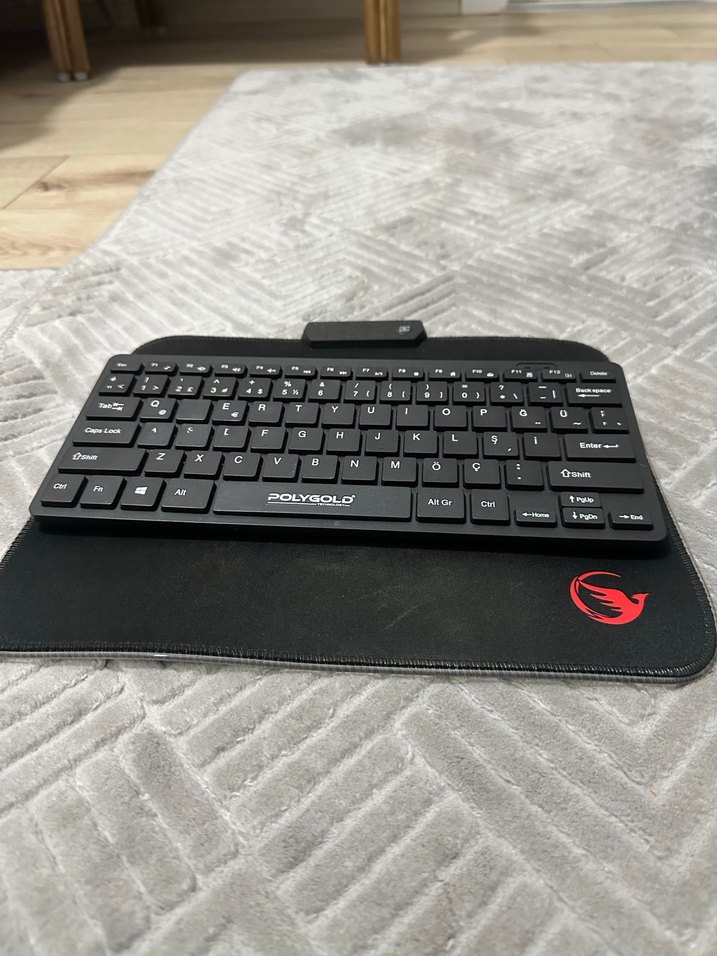 PolyGold Kablosuz Siyah Klavye - Görsel 3