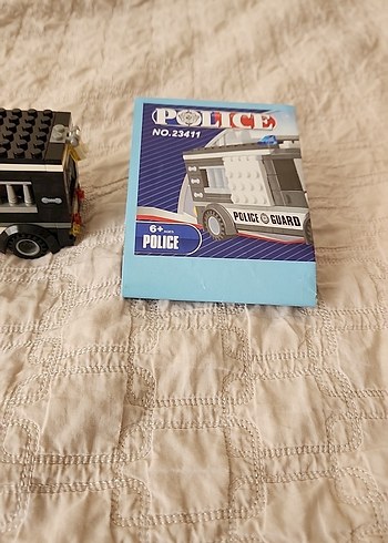 Lego Beyaz Siyah Polis Aracı - Görsel 2