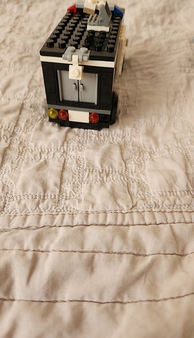 Lego Beyaz Siyah Polis Aracı - Görsel 5