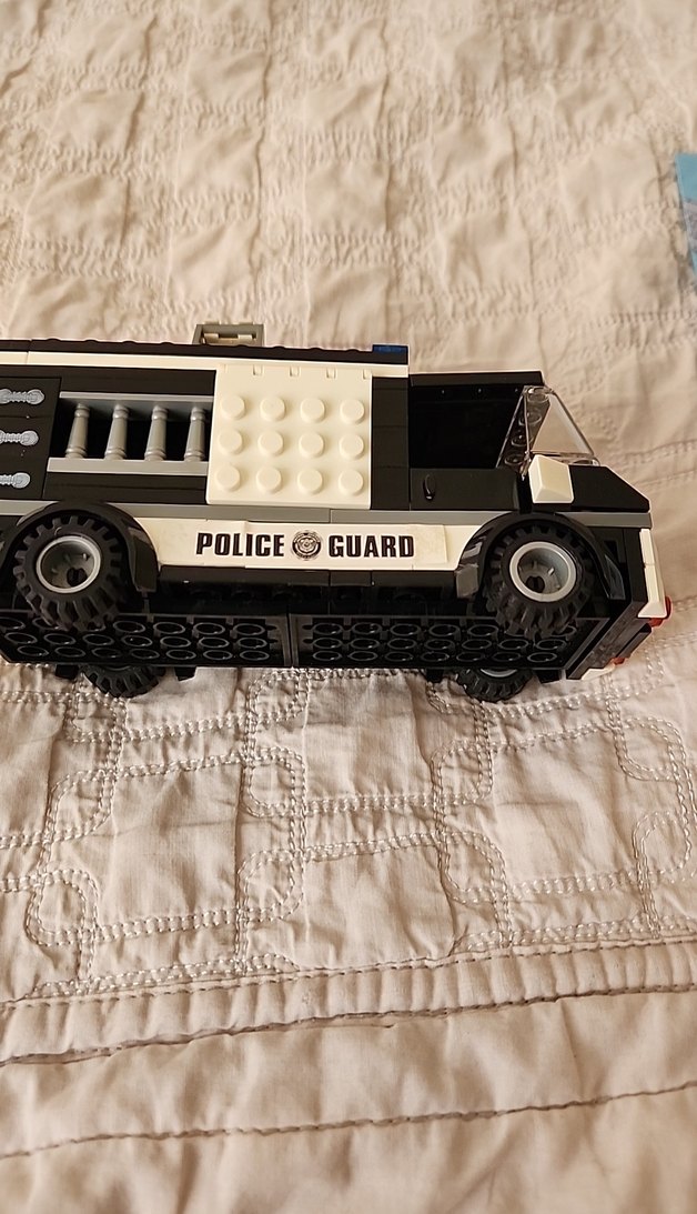Lego Beyaz Siyah Polis Aracı - Görsel 4