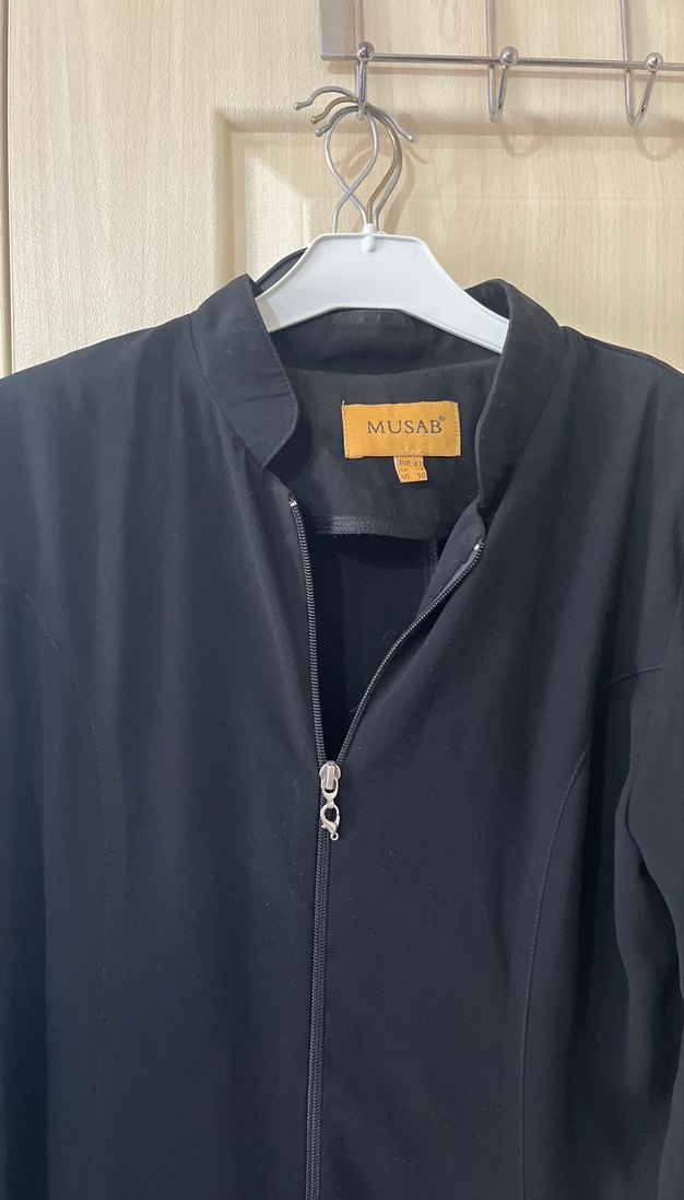 Uzun Siyah Gotik Kadın Elbise - Görsel 4