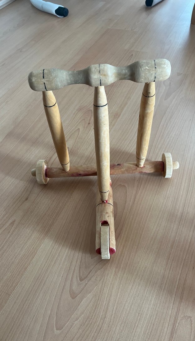 Bej ve Gri Ahşap Oyuncak - Görsel 2