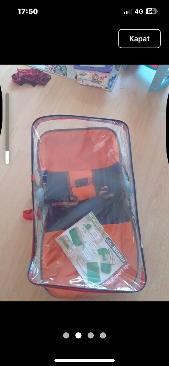 Yeşil Desenli Aytun Bebe Bebek Çantası - Görsel 2