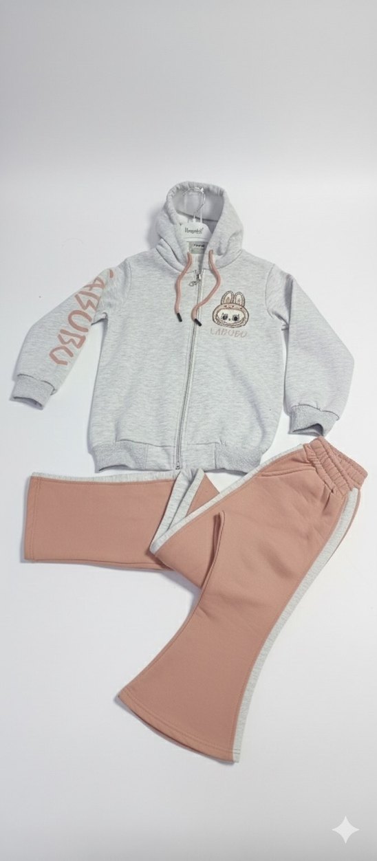 Labubu Kız Çocuk Eşofman Takımı - Görsel 2