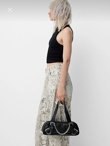  Beden Bershka tokalı bowling çanta
