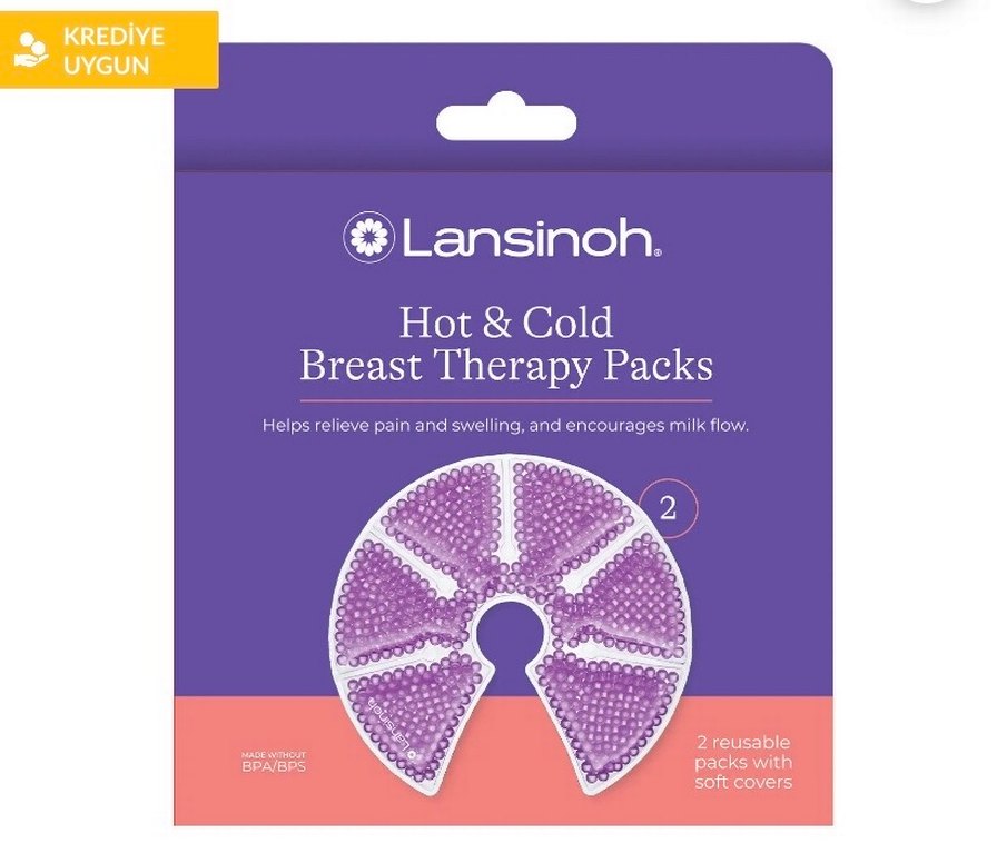 Lansinoh Mor Sıcak ve Soğuk Göğüs Terapisi Pedi - Görsel 2