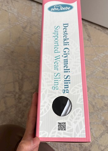 Sevibebe Destekli Ayarlanabilir Bebek Slingi Gri - Görsel 3