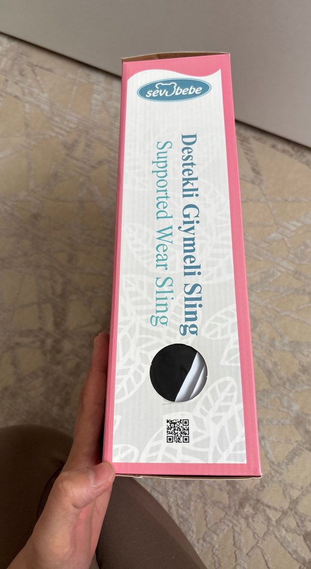 Sevibebe Destekli Ayarlanabilir Bebek Slingi Gri - Görsel 3