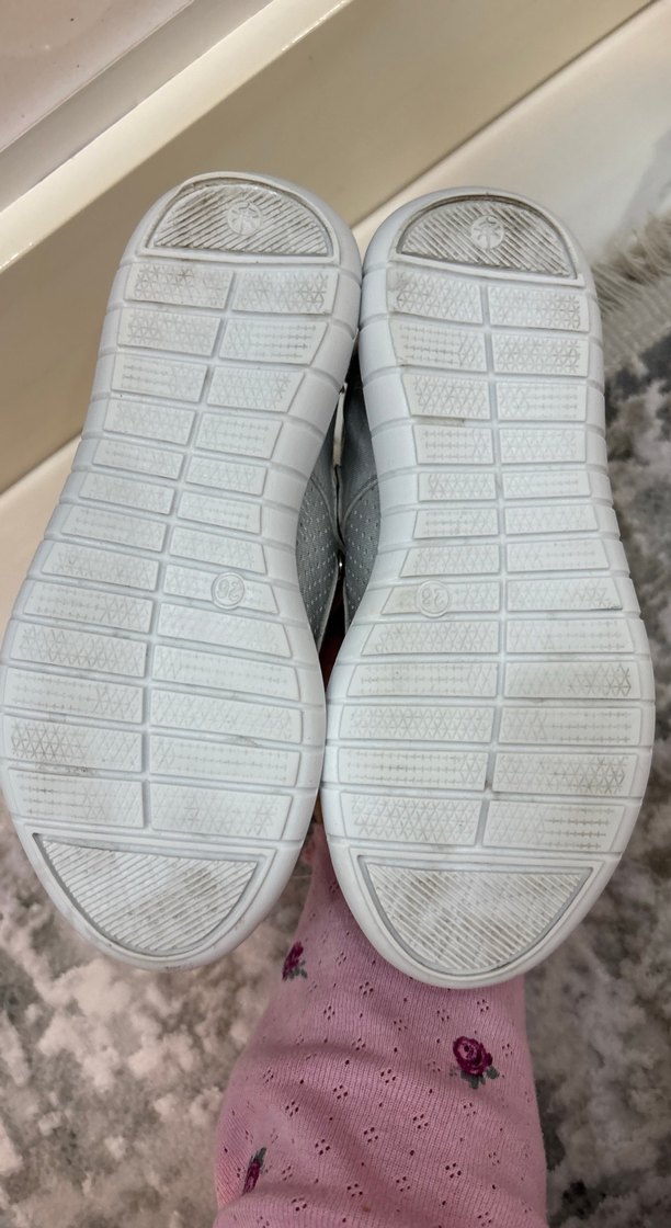 Kız Çocuk Gri Velcro Bantlı Babet - Görsel 2