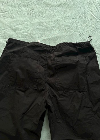m Beden Kadın Kahverengi Bol Kesim Paraşüt pantolon Pantolon