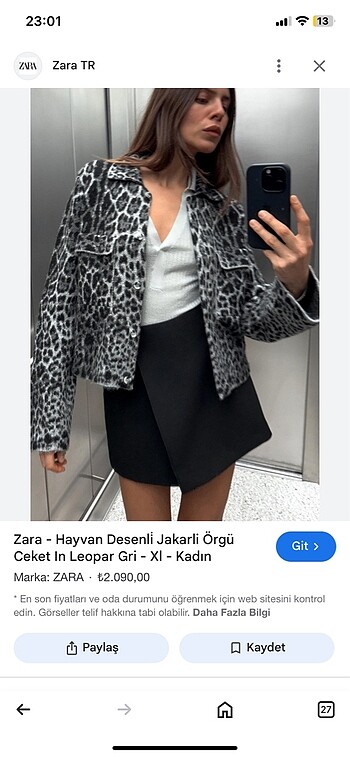Leopar ceket peluş