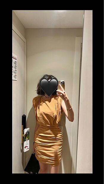Zara drapeli elbise