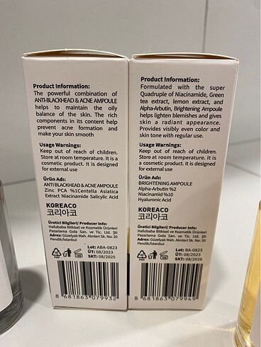  Beden KOREACO serum