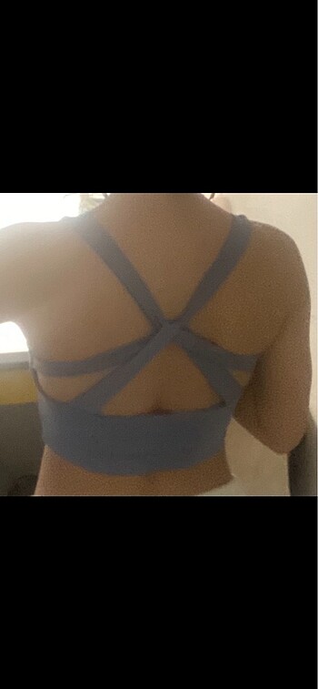 s Beden mavi Renk Penti spor üst bralet