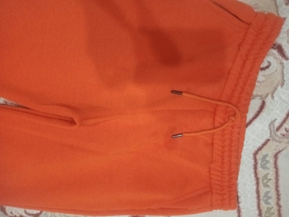 Kırmızı Fermuarlı Kadın Kumaş Pantolon - Görsel 2